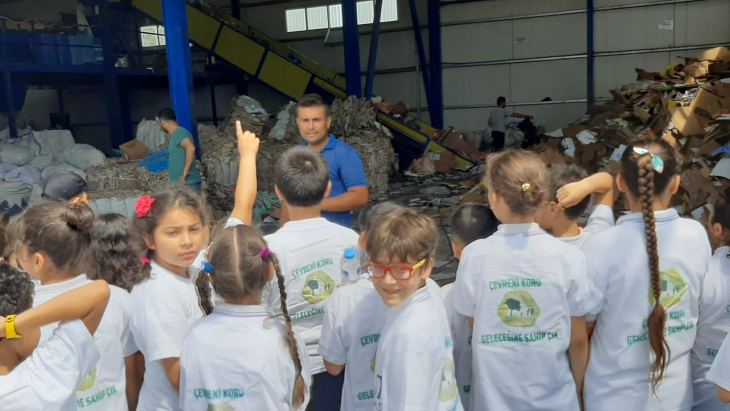 1-7 Haziran Çevre Haftası Nedeni İle Okullarımızdan Tesisimize Ziyaret